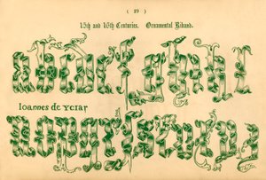 Ruban ornemental, 15ème et 16ème siècles, 1862 - Unbekannt
