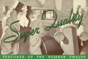Brochure de vente Humber Twelve, 1934 - Unbekannt