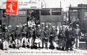 1er régiment de la Légion étrangère française, Maroc, 1911 - Unbekannt