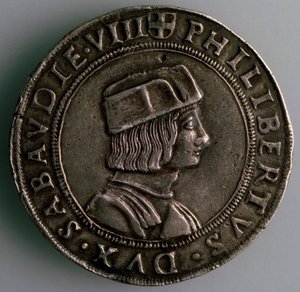 4-Testoon. Duché de Savoie, Italie, Avers : Philibert II, duc de Savoie, 1497-1504 - Unbekannt