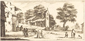Une église, vers 1635