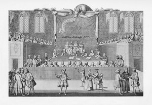 Un tribunal vers 1733, c1733, 1904
