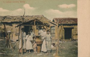 Une famille de campagne cubaine, 1908 - Unbekannt