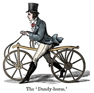Un Dandy-Horse ou Draisienne du type à la mode vers 1820 - Unbekannt