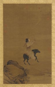 Une immortelle féminine sur un animal porcin, 1368-1644 - Unbekannt