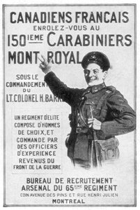Affiche de recrutement de l