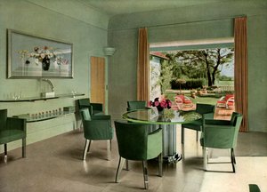 Une salle à manger française, 1938