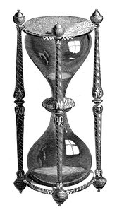 Un sablier français, 16ème siècle, 1870