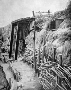 Une tranchée française, Première Guerre mondiale, 1915 - Unbekannt