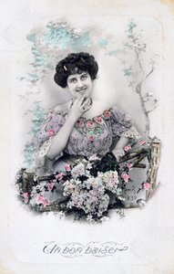 Un bon baiser, carte postale française, vers 1900 - Unbekannt