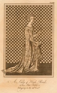Une dame de haut rang, dans son habit d