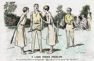 Un problème de tennis sur gazon, 1923 - Unbekannt