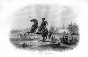 Un cavalier moghol, 19e siècle