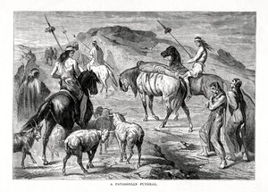 Un enterrement patagonien, 1877 - Unbekannt