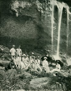 Pique-nique aux chutes de Maracas, Trinidad, avec Sir A. Moloney et son groupe, 1902 - Unbekannt