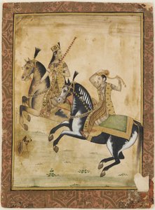 Un prince et une princesse à cheval, 18ème siècle