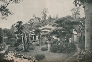 Un jardin privé à Yokohama, vers 1892 - Unbekannt