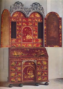 Un cabinet en laque rouge, vers 1685, 1936 - Unbekannt