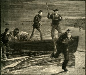 Une expédition de contrebande, 1881