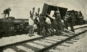 Un train de marchandises spécial prend la route, 1901 - Unbekannt