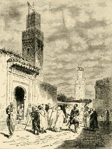 Une rue à Fès, 1890 - Unbekannt