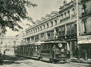 Un tramway à vapeur de Sydney, 1901