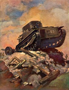 Un char, vers 1930