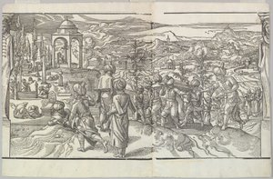 Funérailles turques du frise Ces Moeurs et fachons de faire de Turcz Customs and Fas..., 1553