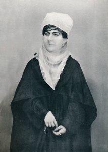 Une dame turque en costume extérieur, 1912 - Unbekannt
