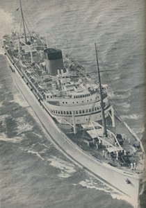 Un navire à double hélice, le Stirling Castle construit par Harland et Wolff, 1937 - Unbekannt