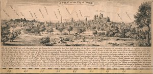 Vue de la ville de York, vers 1770 - Unbekannt