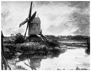 Un moulin à vent, 1802 1899 - Unbekannt