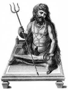 Un yogi méditant, 1811