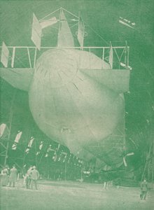 Un Zeppelin à domicile, vers 1917-1919 - Unbekannt