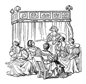 Une fête de chambre, 1631, 1910 - Unbekannt