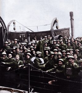 Un bateau de soldats sauvés de Dunkerque, 1940, 1945 - Unbekannt
