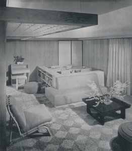 Une pièce à vivre et salle à manger combinée, 1942 - Unbekannt