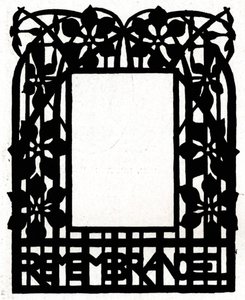 Un design pour un cadre intitulé Margery Daw, 1898
