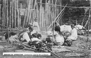 Une famille au travail, Catamarca, Argentine, début du XXe siècle - Unbekannt