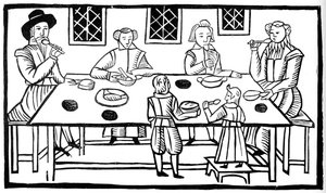 Un repas de famille, début du 17ème siècle, 1893 - Unbekannt