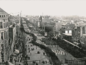Jour de fête dans la capitale américaine, Washington DC, USA, 1895 - Unbekannt