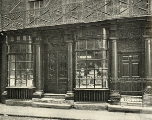 Une belle boutique à Artillery Row, Houndsditch, Londres, de la seconde moitié du XVIIIe siècle - Unbekannt