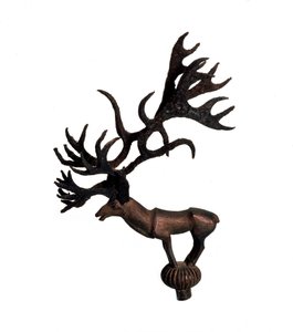 Figurine en bois doré d