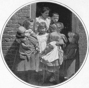 Un petit groupe heureux, Londres, c1901 1901 - Unbekannt