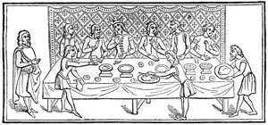 Un roi à dîner, 1910