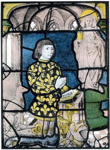 Un chevalier de Bernemicourt en prière devant une image de Sainte Marie-Madeleine, vers 1500, 1924