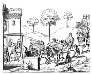 Un chevalier entrant dans les listes, vers 1460-1465, 1870 - Unbekannt