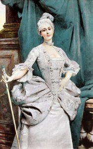 Une dame de rang du temps de Louis XV, 1889 - Unbekannt