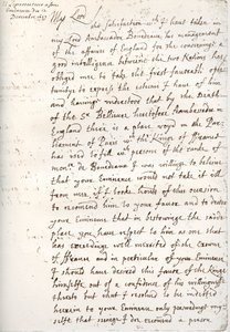 Une lettre d