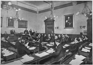 Réunion du conseil municipal de Hammersmith, vers 1903 - Unbekannt